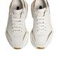 White Gold Daymaster Low Top Sneakers Shoes
