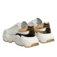 White Gold Daymaster Low Top Sneakers Shoes