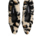 Brown Fur Leopard High Heels Pumps Shoes