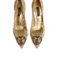 Gold Taormina Lace DEVOTION Pumps  Shoes