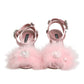 Pink Crystal Fur Embellished Sandals Shoes