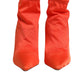 Orange DG Logo Heels Ankle Boots Shoes
