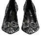 Silver Lace DG Amore Heels Pumps Shoes