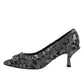 Silver Lace DG Amore Heels Pumps Shoes