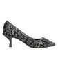 Silver Lace DG Amore Heels Pumps Shoes