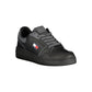 Black Leather Women Sneaker