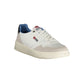 White Polyester Men Sneaker