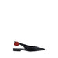 Black Calf Leather Bos Taurus Ballet Flats