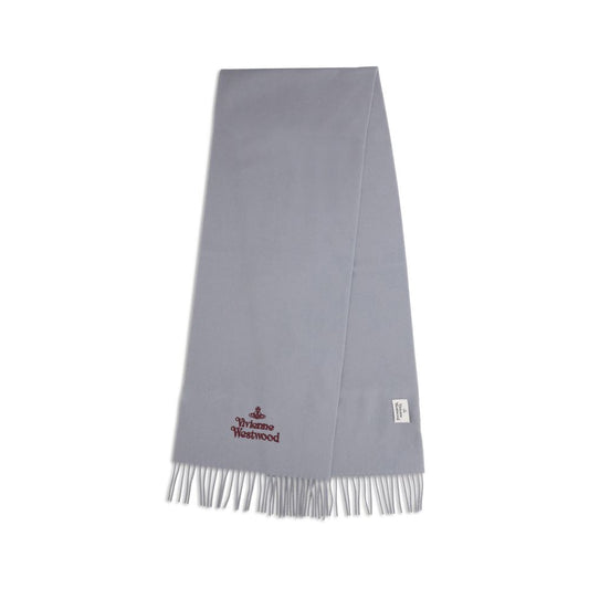 Gray Wool Scarf