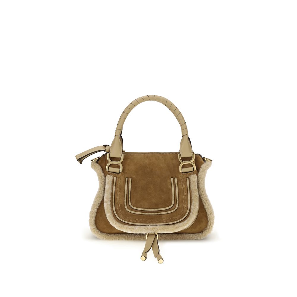Beige Leather Handbag