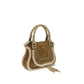 Beige Leather Handbag