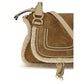 Beige Leather Handbag