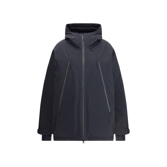 Black Polyester Parka