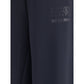Black Polyester Athletic Pants