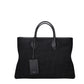 Black Fabric Handbag