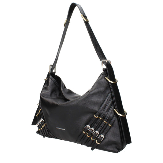 Black Leather Shoulder Bag
