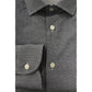 Blue Cotton Men Shirt