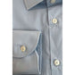 Light Blue Cotton Men Shirt