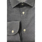 Blue Cotton Men Shirt
