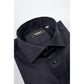 Black Cotton Men's Shirt