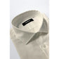 White Cotton Men Shirt