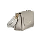 Gray Polyethylene Women Handbag