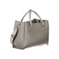 Gray Polyethylene Women Handbag