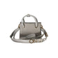 Gray Polyethylene Women Handbag