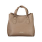 Brown Polyethylene Women Handbag
