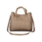 Brown Polyethylene Women Handbag