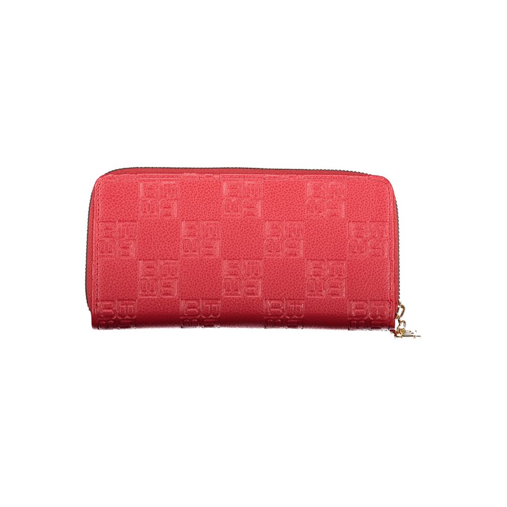 Red Polyethylene Women Wallet