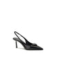 Black Calf Leather Bos Taurus High Heel Pumps