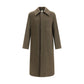 Green Fleece Wool Coat