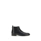 Black Goatskin Ankle Boots
