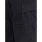 Black Cotton Cargo Pants