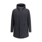 Black Polyester Parka