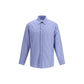 Blue Cotton Pattern Shirt
