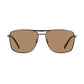 Gray Stainless Steel Sunglasses
