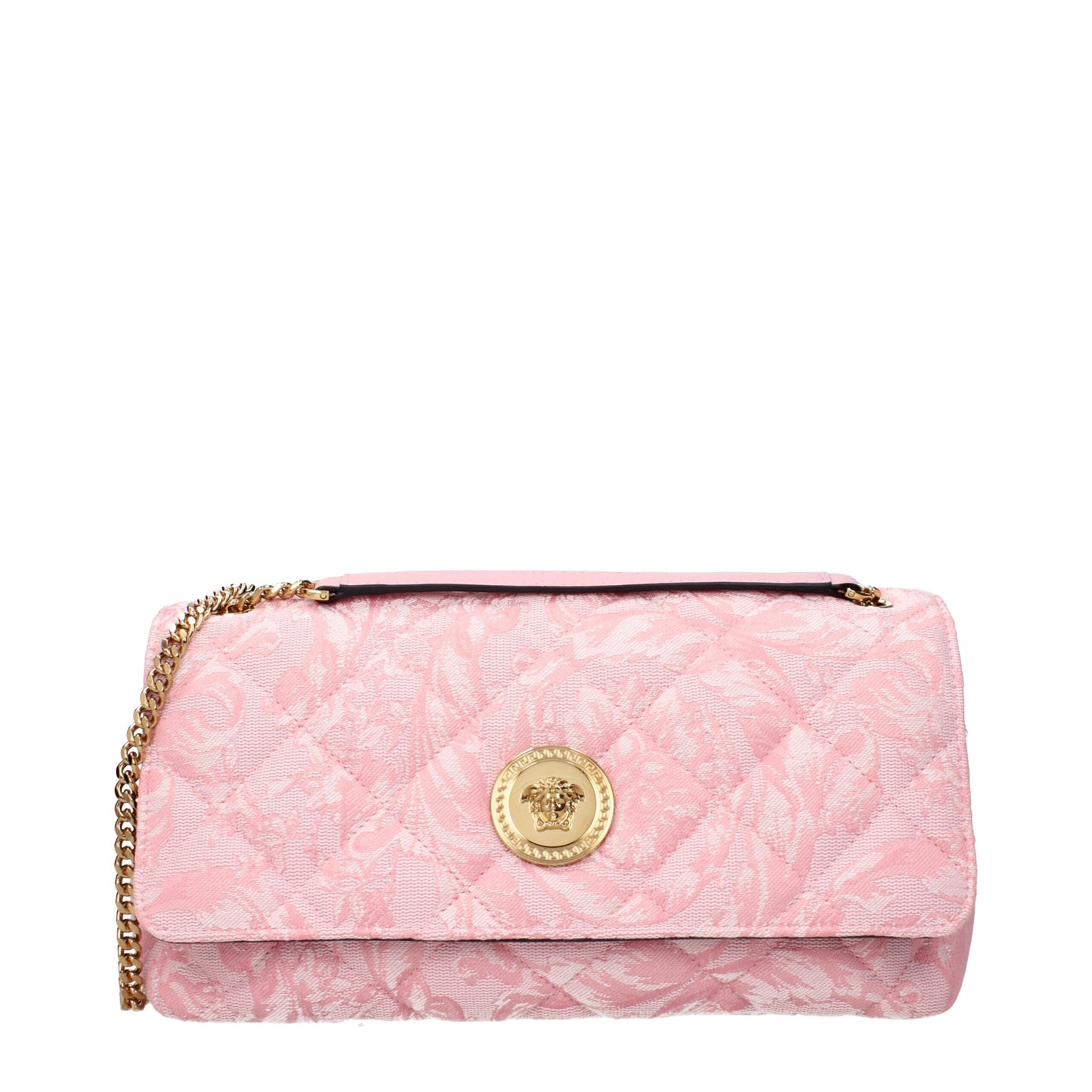 Pink Fabric Shoulder Bag