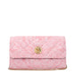 Pink Fabric Clutch Bag