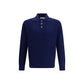Blue Cashmere Polo Shirt