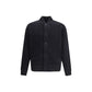 Black Merino Wool Bomber