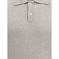 Beige Cashmere Polo Shirt