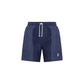 Blue Polyester Swim Shorts