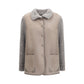 Gray Calf Leather Bos Taurus Clothing
