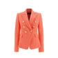 Orange Cotton Blazer