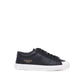 Black Calfskin Low Top Sneakers