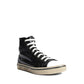 Black Calfskin High Top Sneakers