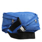 Blue Logo Plaque Nylon Waist Fanny Pack Men's Borse Bag