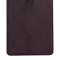 Dark Brown Leather Logo Plaque Cover Sleeve Tablet Case